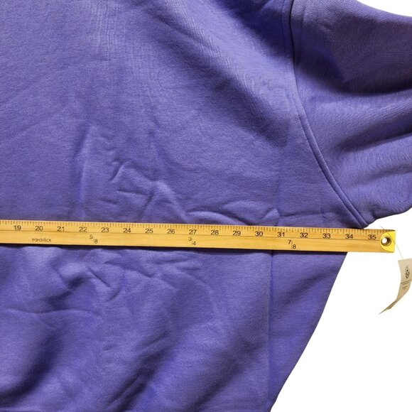 Womens Size 5X Purple Crewneck Sweatshirt Casual Pullover Relaxed Fit - Picture 5 of 5